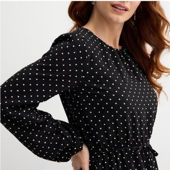 Draper James casual polka dot dress XS workwear party date night holiday office - Picture 4 of 9
